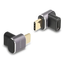 Αντάπτορας USB-C Delock 60059, Αρσενικό σε Θηλυκό, 100W, 40Gbps, Γκρι
