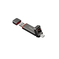 Intenso εξωτερικός USB SSD UX100 500GB (USB 3.2 Gen 1, USB-C + USB-A)
