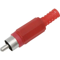 RCA Male Plug Red DM