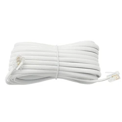 Καλώδιο Τηλεφώνου DM 6P4C 7m Λευκό