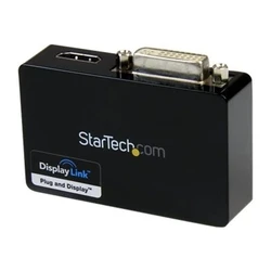 Αντάπτορας StarTech.com USB 3.0 to HDMI / DVI 1920x1200 - External Video Adapter - DisplayLink DL-3900 - 1 GB - Black