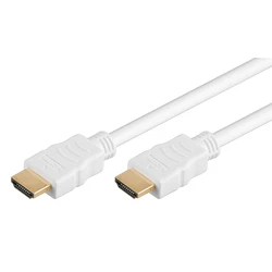 Καλώδιο HDMI 2.0 Goobay 61017 Με Ethernet 4k/60hz 18 Gbps 0.5m Λευκό