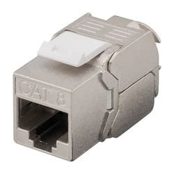 Αξεσουάρ Δικτύου Goobay Keystone module RJ45 CΑΤ 8.1 61129, STP, 2000 MHz, GHMT, ασημί