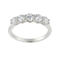 Γυναικείο Δαχτυλίδι Diamonfire 6117451082160 (16) από Ασήμι Grey