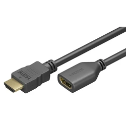 Καλώδιο Προέκτασης HDMI Goobay 61313 Ethernet 4k/60hz 18gbps 5m Μαύρο