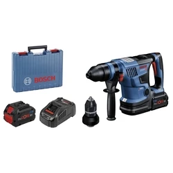 Bosch GBH 18V-34 CF Kit Κρουστικό Σκαπτικό Πιστολέτο Μπαταρίας Brushless 18V 2x5.5Ah με Υποδοχή SDS‑Plus (0611914003)
