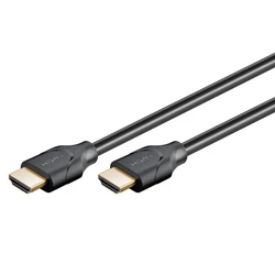 Καλώδιο HDMI 2.1 Goobay 61641 Ethernet Arc 8k/60hz 48 Gbps 3m Μαύρο