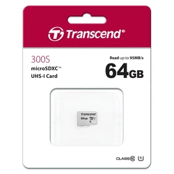 Κάρτα Μνήμης ΜicroSDXC 64GB Transcend Class 10 UHS-I U1
