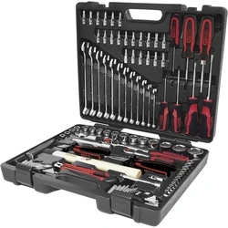 KS Tools CHROMEplus Universal Tool Kit 1/4" + 1/2", 97 pcs (Model 918.0797)