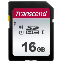 Κάρτα Μνήμης SDHC 16GB Transcend 300S Class 10 UHS-I U1