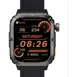 AGM Legion 3 Rugged Smartwatch AMOLED 1.95 Bluetooth Calls LED Flashlight 500mAh