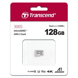 Κάρτα Μνήμης ΜicroSDXC 128GB Transcend Class 10 UHS-I U3 V30 A1