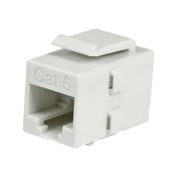 Μούφα StarTech White Cat 6 RJ45 Keystone Jack Network Coupler F / F