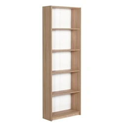 Ραφιέρα Velco Luxury Line με πέντε ράφια 58x23x170 εκ, Sonoma