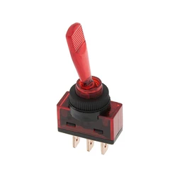 Car Switch DM ON-OFF with Indicator Light 20A 12V