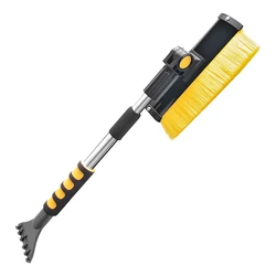 Ξύστρα Πάγου ProPlus με βούρτσα 630549, τηλεσκοπική έως 72cm, κίτρινη/Μαύρη