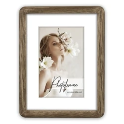 ZEP Gressan Wooden Photo Frame with Brown Border BC23P