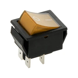 Rocker Switch DM ON OFF 20A 12V MK621 Orange