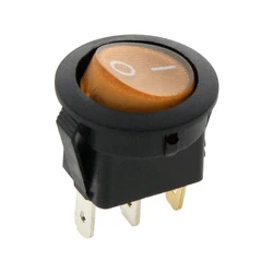 Default DM ON OFF Switch with Indicator Light 20A 12V Orange