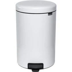 Brabantia NewIcon Metal Pedal Bin White 20 L 111846