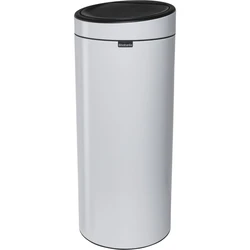 Brabantia TouchBin New Metal Trash Bin White 30 L (115141)