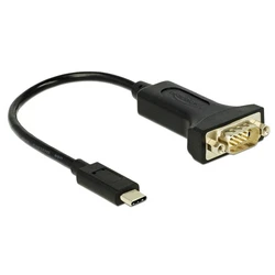 Αντάπτορας USB Delock Αντάπτορας Type-C σε Serial DB9 RS-232