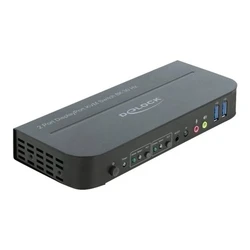 KVM & Data Switch DeLock DisplayPort 1.4 - 8K - 30 Hz - USB 3.0/Audio/HDMI