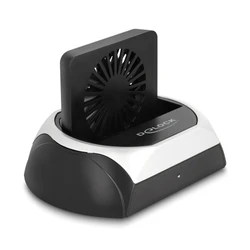 Docking Station Σκληρών Δίσκων Delock 64280 NVMe/SATA SSD &  10Gbps, Μαύρο