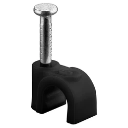 Ρόκα Καλωδίων Goobay 64678, 5mm, μαύρο, 100τμχ