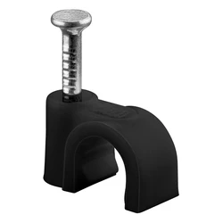 Ρόκα Καλωδίων Goobay 64679, 6mm, μαύρο, 100τμχ