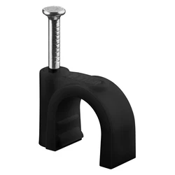 Ρόκα Καλωδίων Goobay 64683, 10mm, μαύρο, 100τμχ