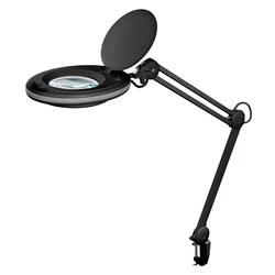 Goobay Μεγεθυντικός Φακός 64989 Με Σφιγκτήρα, Led, 3 Διόπτρες, Μαύρος