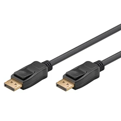 Καλώδιο Displayport Goobay 65808 Certified 8k/60hz 32.4 Gbps 1m Μαύρο