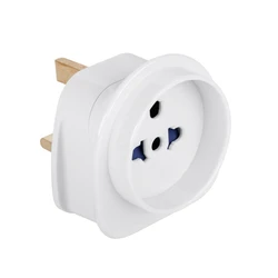 Αντάπτορας Ρεύματος UK σε Universal Λευκός