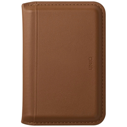 UNIQ Lyden DS magnetic RFID wallet phone stand caramel