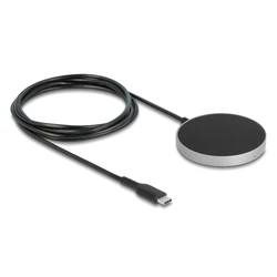 Ασύρματος Φορτιστής Delock 66467, 15W, Μαγνητικός, Μαύρος