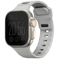 UNIQ Stride Apple Watch Series1/2/3/4/5/6/7/8/9/SE/SE2/Ultra/Ultra 2 42/44/45/49mm FKM Rubber Strap chalk grey