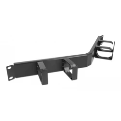 Αξεσουάρ Rack Delock cable management 66667, rack 19"/1U, 4x γάντζοι, γωνιακό, μαύρο