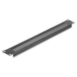 Patch Panel Delock Κάλυμμα Panel 66488 για 19"/1U Rack, με Αεραγωγούς, Μαύρο
