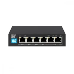 Network Switch Extralink KRIOS PoE 4x Gigabit PoE/PoE+, 2x RJ45 60W
