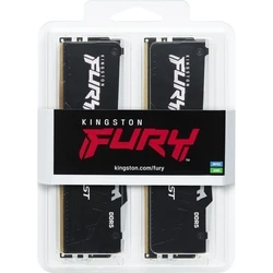 Μνήμη RAM Σταθερού DDR5 32GB Kingston KF560C30BBEAK2-32 FURY Beast Black RGB 6000MT/s, KIT OF 2, EXPO