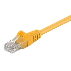 Καλώδιο Δικτύου Goobay 68356, Cat 5E U/Utp, Cca, 2M, Κίτρινο