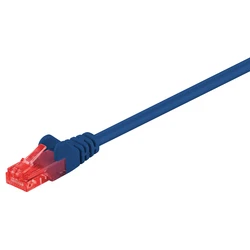 Καλώδιο Δικτύου Goobay 68452, CAT 6 U/UTP, CCA, PVC, 2m, μπλε