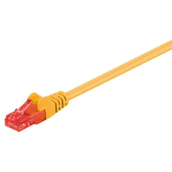 Καλώδιο Δικτύου Goobay 68453, CAT 6 U/UTP, CCA, PVC, 2m, κίτρινο