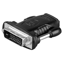 Αντάπτορας HDMI Goobay σε DVI-D Dual-Link 24+1 Pin 68482, Μαύρο