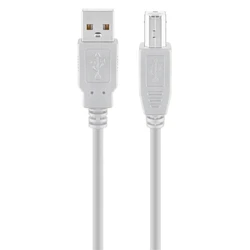 Καλώδιο Usb Goobay Σε Usb Type B 68712 1.8m 480mbps Γκρι