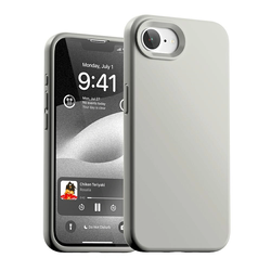 Mercury Silicone Case Apple iPhone 17e / 16e stone