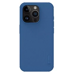 Θήκη Κινητού Nillkin Super Frosted Shield Pro Magnetic για iPhone 15 Pro, μπλε