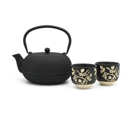 Bredemeijer Cast Iron Tea Set Black 1000ml 3pcs (Model 153013)