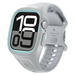 Case with strap Spigen Liquid Air Pro Apple Watch 10 / 11 46mm Grey
